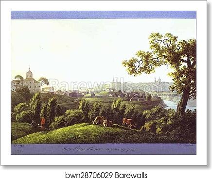 View of Tomsk by Andrey Martynov, Art Print