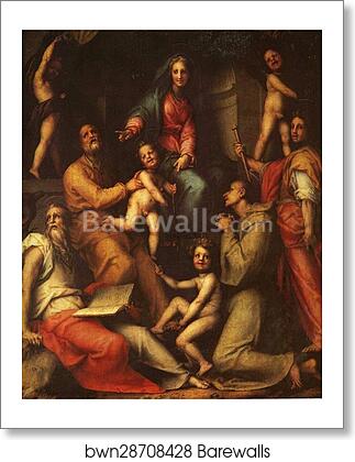Sacra Conversazione (Pala Pucci) by Jacopo Carrucci, Known As Pontormo, Art Print Sacra Conversazione (Pala Pucci) by Jacopo Carrucci, Known As Pontormo, Art Print