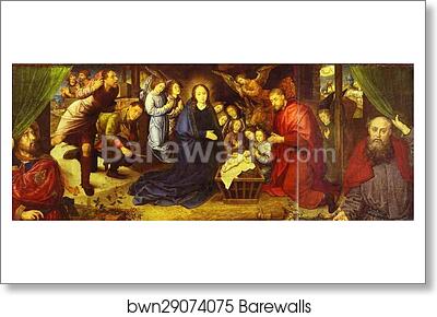 The Adoration of the Shepherds by Hugo Van Der Goes, Art Print The Adoration of the Shepherds by Hugo Van Der Goes, Art Print