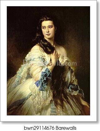 Portrait of Mme. Rimsky-Korsakova by Franz Xavier Winterhalter, Art Print Portrait of Mme. Rimsky-Korsakova by Franz Xavier Winterhalter, Art Print