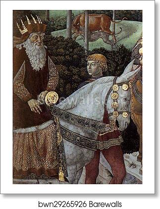 Procession of the Magus Caspar. Detail by Benozzo Gozzoli, Art Print Procession of the Magus Caspar. Detail by Benozzo Gozzoli, Art Print