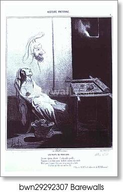 Penelopa's Dream. From the "Ancient History" Series by Honoré Daumier, Art Print Penelopa's Dream. From the "Ancient History" Series by Honoré Daumier, Art Print