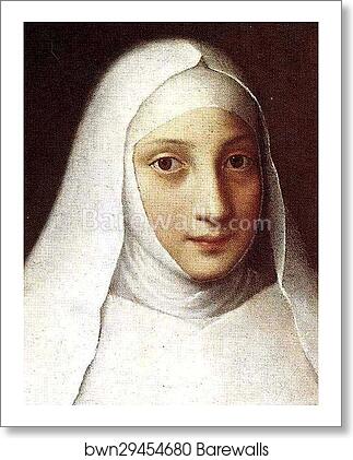 Portrait of a Nun (Portrait of Elena Anguissola). Detail by Sofonisba Anguissola, Art Print Portrait of a Nun (Portrait of Elena Anguissola). Detail by Sofonisba Anguissola, Art Print