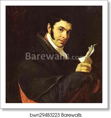 Portrait of N. S. Mosolov by Orest Kiprensky, Art Print