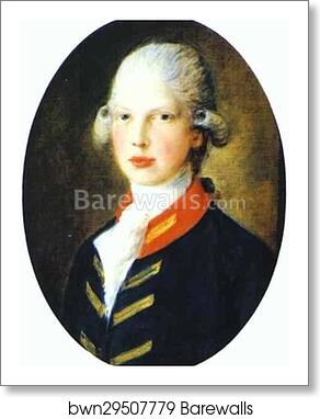 Portrait of Prince Edward, Later Duke of Kent by Thomas Gainsborough, Art Print