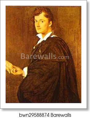 Portrait of Lorenzo Bartolini by Jean-Auguste-Dominique Ingres, Art Print Portrait of Lorenzo Bartolini by Jean-Auguste-Dominique Ingres, Art Print