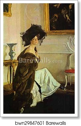 Portrait of Princess Olga Orlova by Valentin Serov, Art Print Portrait of Princess Olga Orlova by Valentin Serov, Art Print