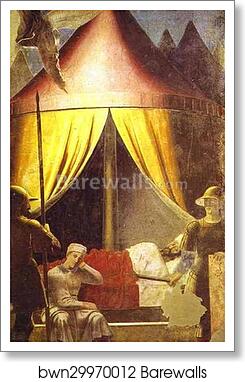 Legend of the True Cross: Constantine's Dream by Piero Della Francesca, Art Print