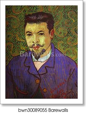 Portrait of Doctor Rey by Vincent Van Gogh, Art Print