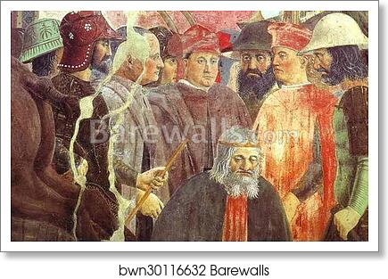 Legend of the True Cross: Battle Between Heraclius and Chosroes. Detail by Piero Della Francesca, Art Print