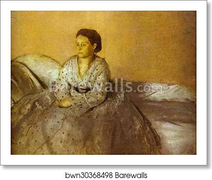 Portrait of Estelle Musson, Madame Rene de Gas by Edgar Degas, Art Print Portrait of Estelle Musson, Madame Rene de Gas by Edgar Degas, Art Print