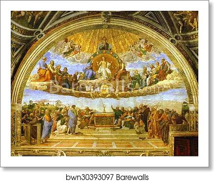 Disputa by Raphael, Art Print