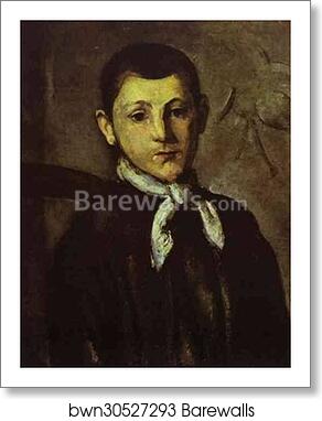Louis Guillaume by Paul Cézanne, Art Print