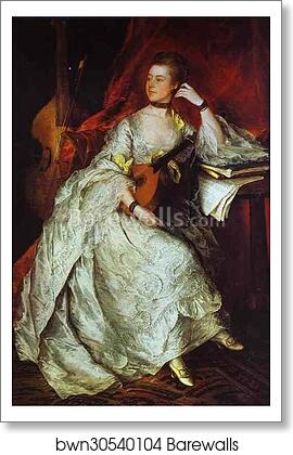 Mrs. Philip Thicknesse, nee Anne Ford by Thomas Gainsborough, Art Print Mrs. Philip Thicknesse, nee Anne Ford by Thomas Gainsborough, Art Print