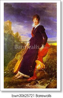 Portrait of Catherine Starzenska by Baron François-Pascal-Simon Gérard, Art Print Portrait of Catherine Starzenska by Baron François-Pascal-Simon Gérard, Art Print