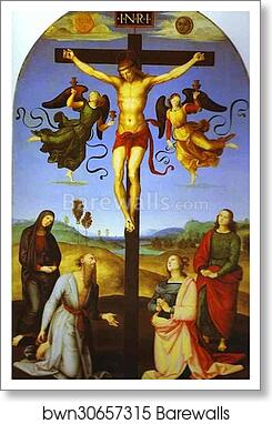 Crucifixion by Raphael, Art Print