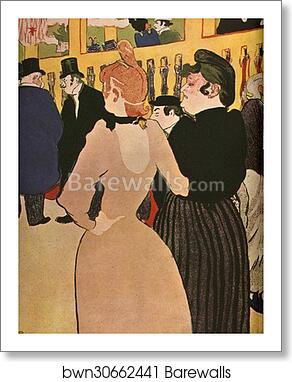 Au Moulin Rouge (La Goulue et la Môme Fromage) by Henri De Toulouse-Lautrec, Art Print