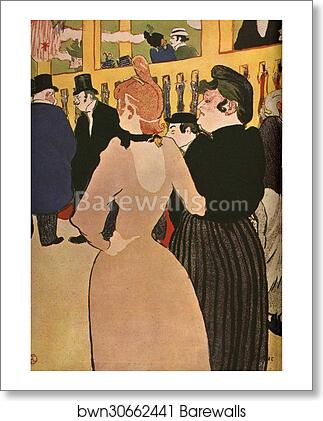 Au Moulin Rouge (La Goulue et la Môme Fromage) by Henri De Toulouse-Lautrec, Art Print Au Moulin Rouge (La Goulue et la Môme Fromage) by Henri De Toulouse-Lautrec, Art Print