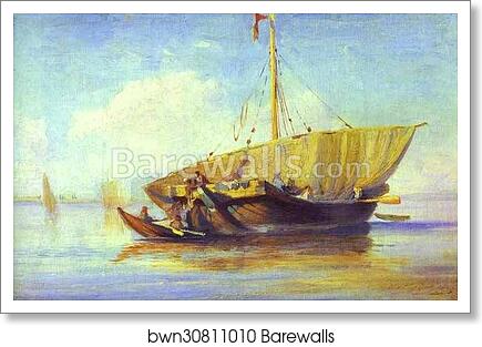 Boat by Feodor Vasilyev, Art Print