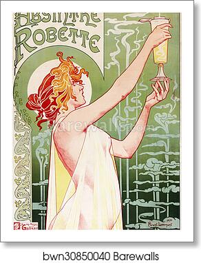 Absinthe Robette by Henri Privat-Livemont, Art Print
