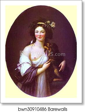 Portrait of Mme D'Aguesseau by Louise-Elisabeth Vigée-Lebrun, Art Print Portrait of Mme D'Aguesseau by Louise-Elisabeth Vigée-Lebrun, Art Print