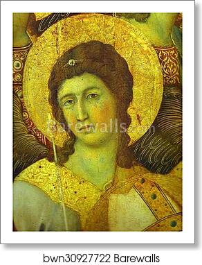 Maestà (front, central panel, detail) An Angel by Duccio Di Buoninsegna, Art Print Maestà (front, central panel, detail) An Angel by Duccio Di Buoninsegna, Art Print