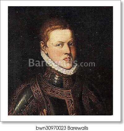 Portrait of Don Sebastian of Portugal. Detail by Sofonisba Anguissola, Art Print Portrait of Don Sebastian of Portugal. Detail by Sofonisba Anguissola, Art Print