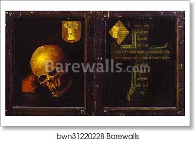 Braque Triptych. Outer wings by Rogier Van Der Weyden, Art Print Braque Triptych. Outer wings by Rogier Van Der Weyden, Art Print