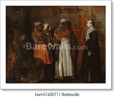 A Visit from the Old Mistress by Winslow Homer, Art Print