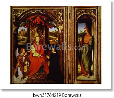 Altar of Saints John the Baptist and John the Evangelist by Hans Memling, Art Print Altar of Saints John the Baptist and John the Evangelist by Hans Memling, Art Print