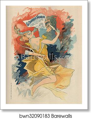 Le Courrier Français by Jules Chéret, Art Print