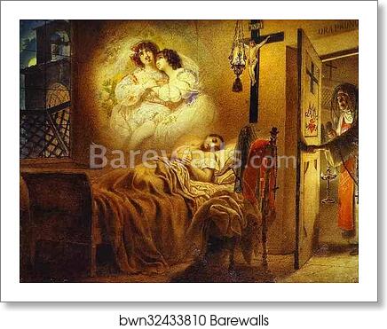 Nun's Dream by Karl Brulloff, Art Print