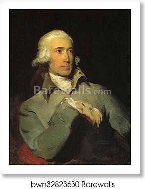 Portrait of William Lock by Sir Thomas Lawrence, Art Print