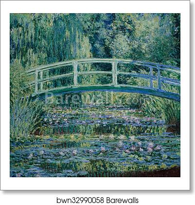 Water Lilies and Japanese Bridge by Claude Monet, Art Print Water Lilies and Japanese Bridge by Claude Monet, Art Print