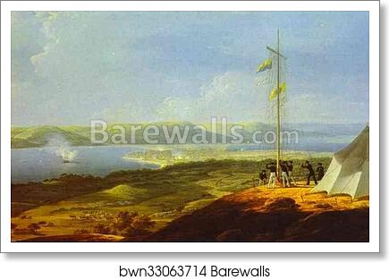 View of the Military Telegraph near Varna by Maxim Vorobiev, Art Print View of the Military Telegraph near Varna by Maxim Vorobiev, Art Print