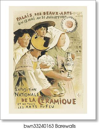 L' "Exposition nationale de la Céramique et de tous les Arts du feu" by Étienne Moreau-Nélaton, Art Print L' "Exposition nationale de la Céramique et de tous les Arts du feu" by Étienne Moreau-Nélaton, Art Print