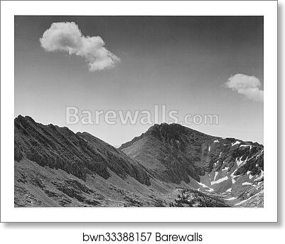 Coloseum Mountain, Kings River Canyon (Proposed as a national park), California, 1936. Photographs of National Parks and Monuments, compiled 1941 - 1942, documenting the period ca. 1933 - 1942 by Ansel Adams (1902-1984), Art Print Coloseum Mountain, Kings River Canyon (Proposed as a national park), California, 1936. Photographs of National Parks and Monuments, compiled 1941 - 1942, documenting the period ca. 1933 - 1942 by Ansel Adams (1902-1984), Art Print
