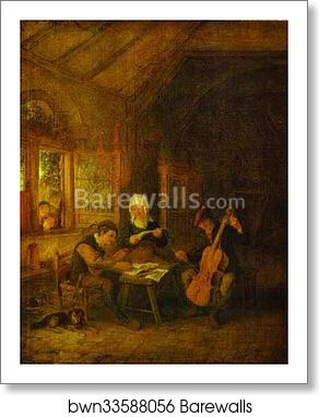 Village Musicians by Adriaen Van Ostade, Art Print