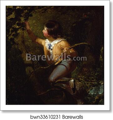 Bird Nesting by Emanuel Leutze, Art Print