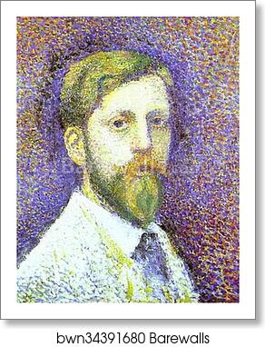 Self-Portrait by Georges Lemmen, Art Print