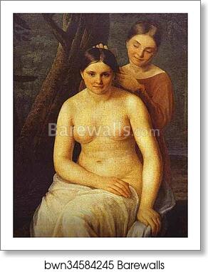 Bather by Alexey Venetsianov, Art Print