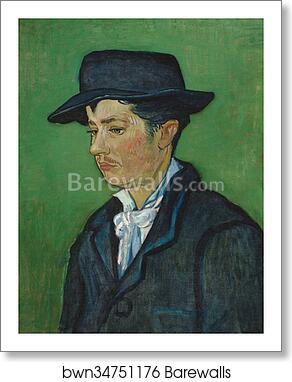 Portrait of Armand Roulin by Vincent Van Gogh, Art Print