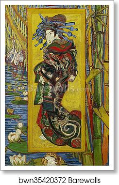 Courtesan: after Eisen by Vincent Van Gogh, Art Print