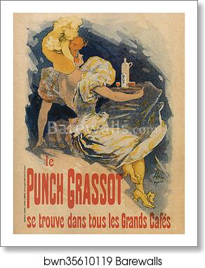 Le Punch Grassot by Jules Chéret, Art Print