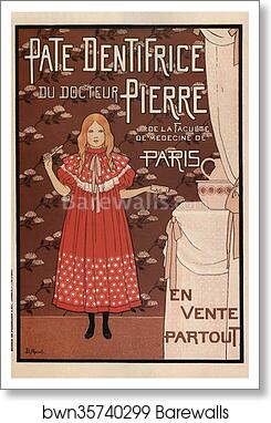 Pâte dentifrice du docteur Pierre by Louis-Maurice Boutet De Monvel, Art Print