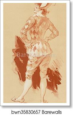 Original drawing for Les Maîtres de l’Affiche from issue 7, June 1896 by Jules Chéret, Art Print