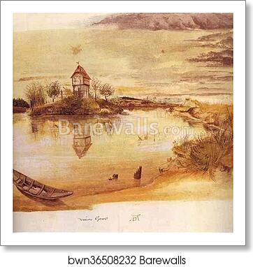 House by a Pond by Albrecht Dürer, Art Print