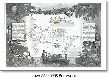 Colonies Francaises. (en Afrique.) by Victor Jules Levasseur, Art Print