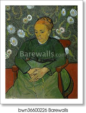 La Berceuse (Portrait of Madame Roulin) by Vincent Van Gogh, Art Print La Berceuse (Portrait of Madame Roulin) by Vincent Van Gogh, Art Print