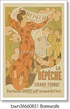 La Dépêche de Toulouse by Maurice Denis, Art Print